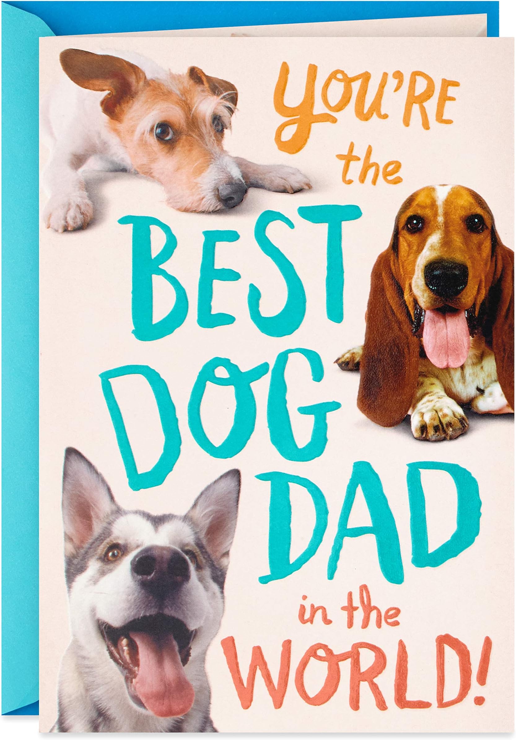 Hallmark Funny Father's Day Card from Dog (Best Dog Dad)