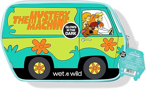 wet n wild Scooby Doo Collection The Mystery Machine - Bolsa de maquillaje que brilla en la oscuridad