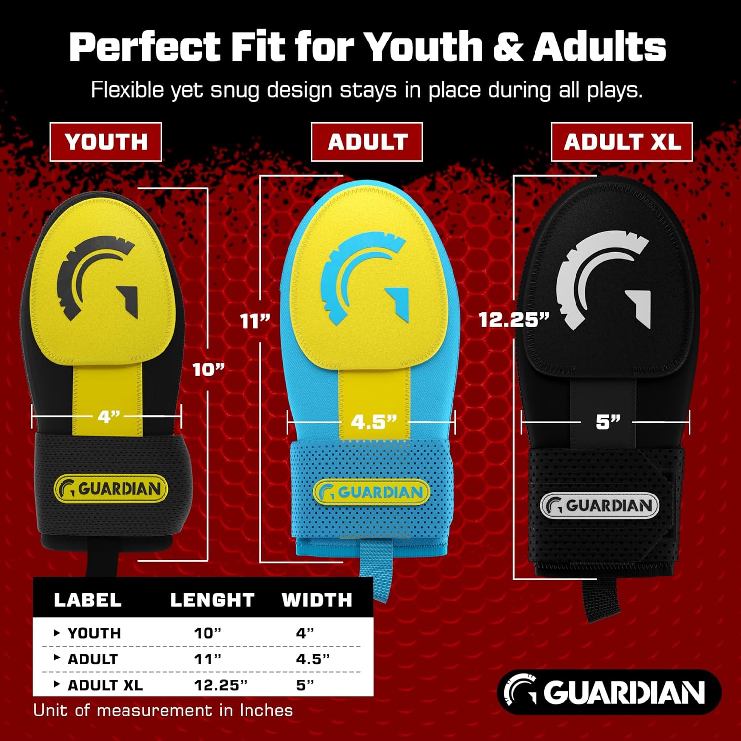 Guardian Baseball Prospect Project X Blake Lundy V2 Sliding Mitt Youth and Adult Sizes - Sliding Glove for Baseball - Elastic Compression Strap -Limited Edition
