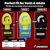 Vista 4 de Guante deslizante Guardian Baseball - Tallas para jóvenes y adultos - Guante deslizante para béisbol - Correa de compresión elástica