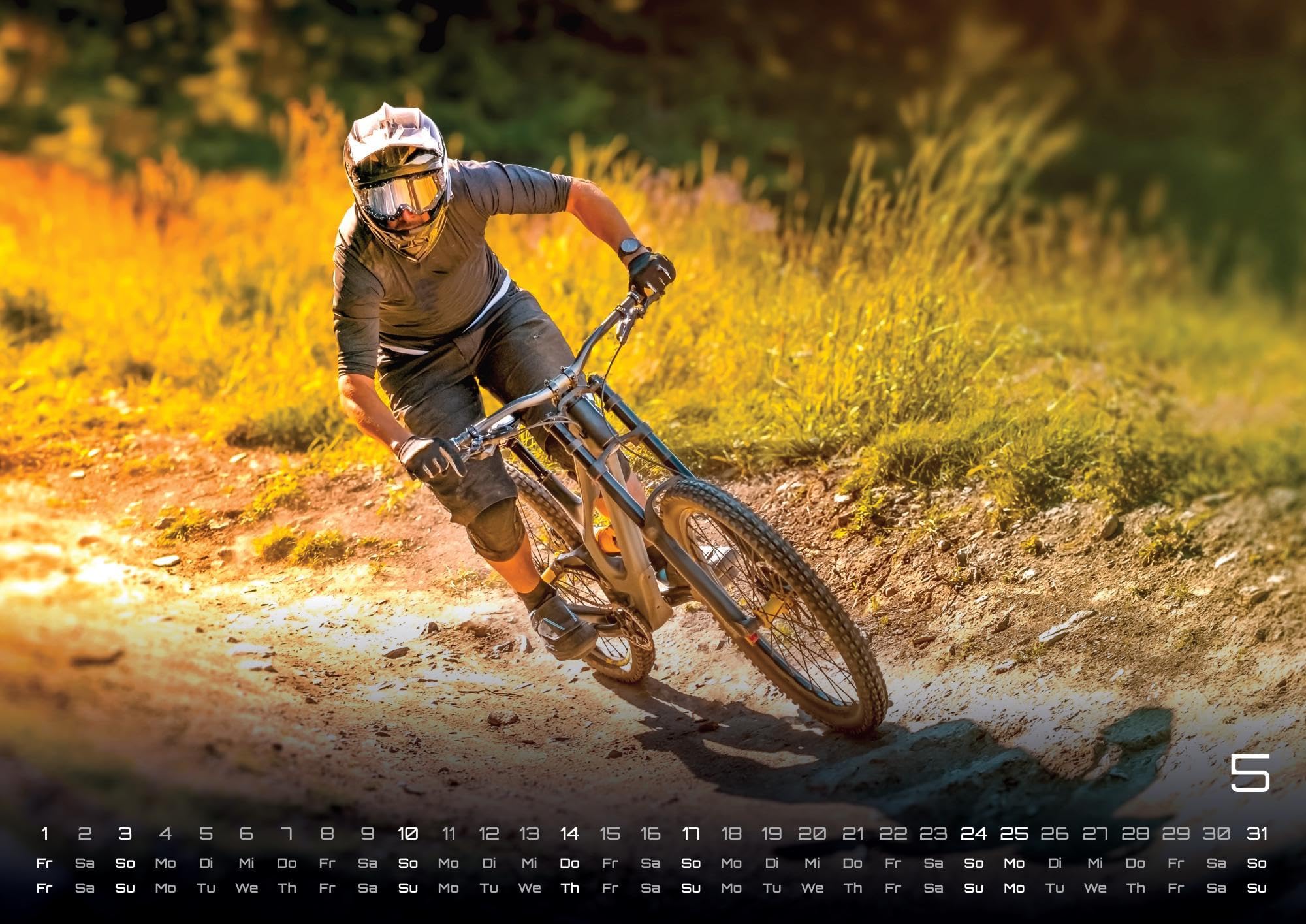 MTB | Mountainbike - 2026 - Kalender DIN A3: Der Wandkalender mit den schönsten Motiven für alle Fahrrad / Bike Freaks für das Jahr 2026 im Format DIN A3 (ca. 42 x 30 cm)!