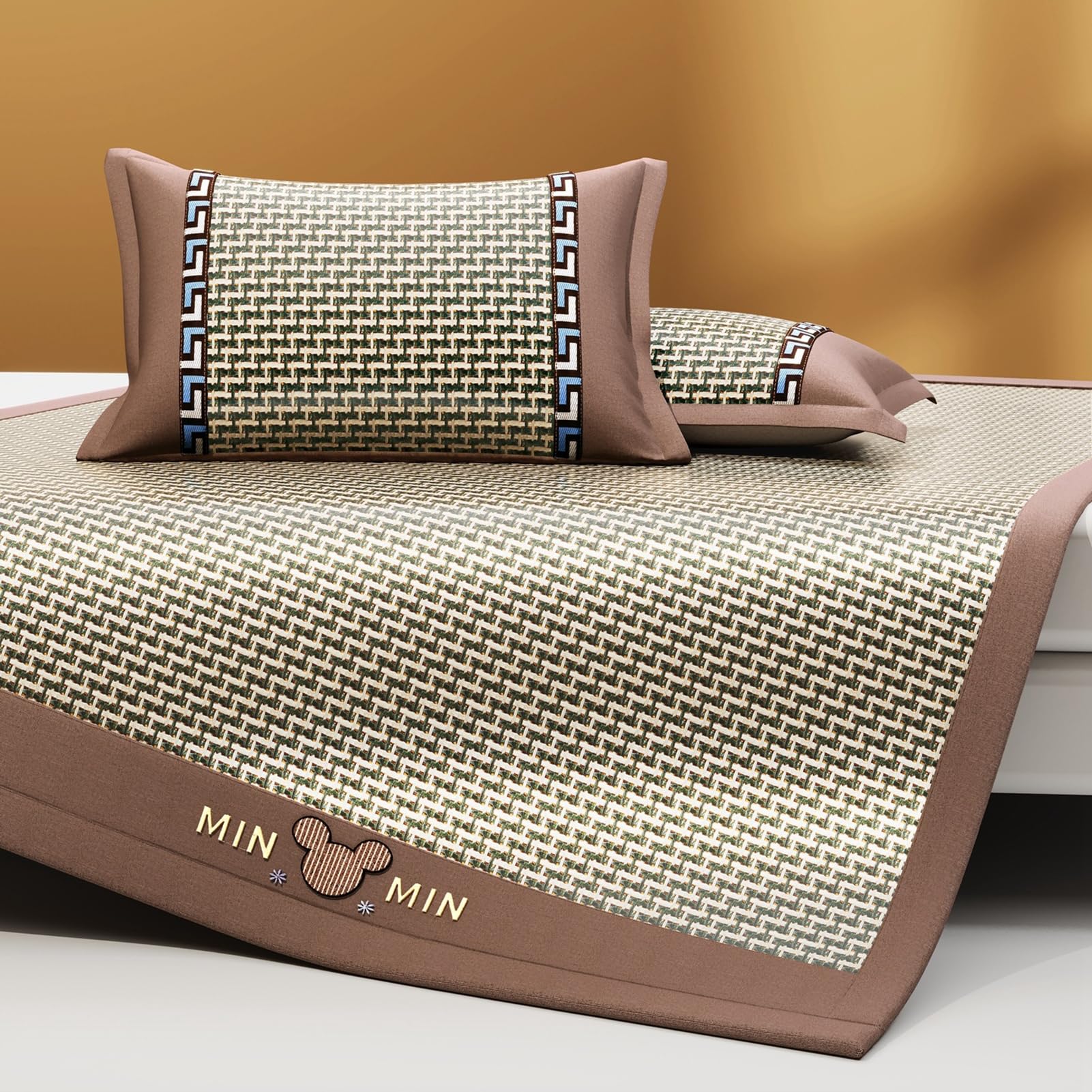 Soie de glace et bambou d'été pour ce matelas surmatelas d'exception