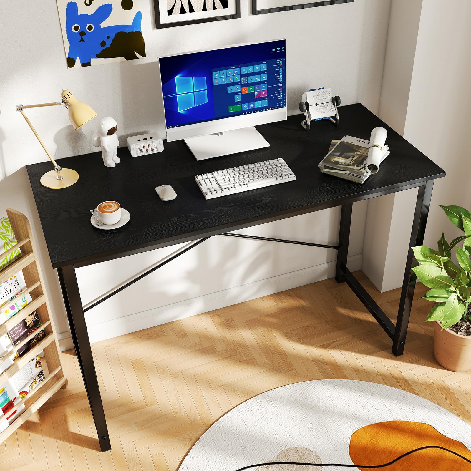 Snapklik.com : OLIXIS 44 Inch Computer Office Desk For Small Spaces ...