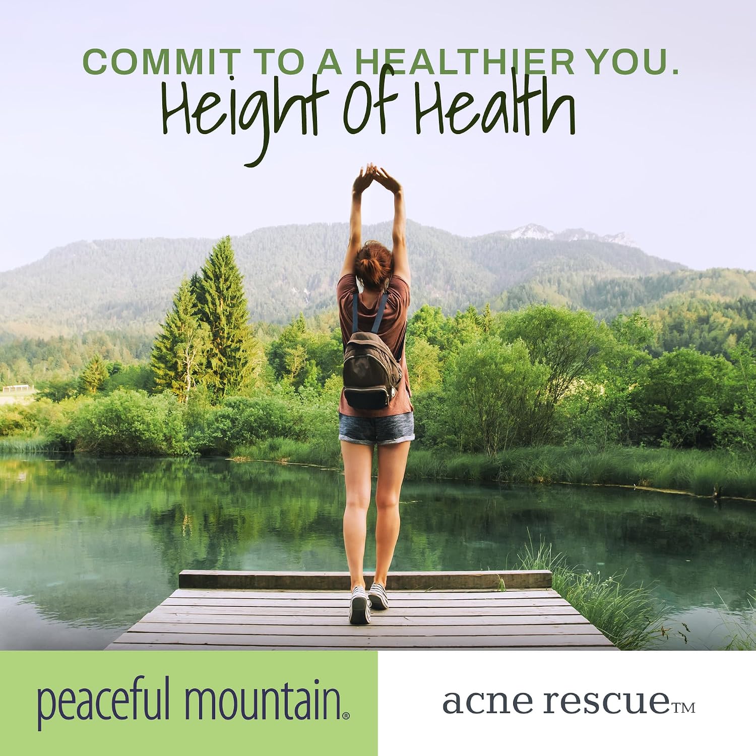 Peaceful Mountain Acne Rescue Gel, 0.5 Ounce