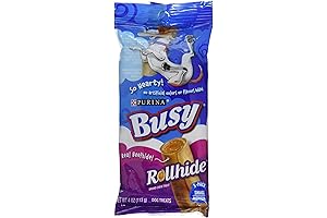 Purina Busy Rollhide Beef: A Tasty Treat to Keep Your Dog Busy and Satisfied