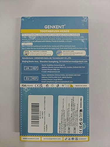 Miniatura 8 de 8 cabezales de repuesto para cepillos de dientes eléctricos para niños, compatibles con Braun Oral B