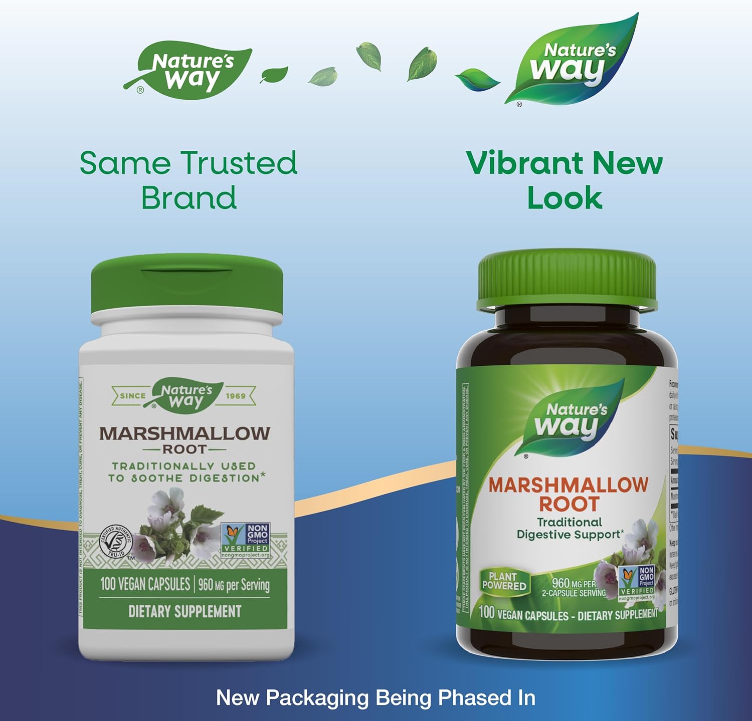 Nature's Way Marshmallow Root - Plant-Based Herbal Supplement for Traditional Digestive Support* - Daily Wellness Supplement - Vegan, Gluten-Free & Dairy-Free - 100 Count (50 Servings) - Image 4