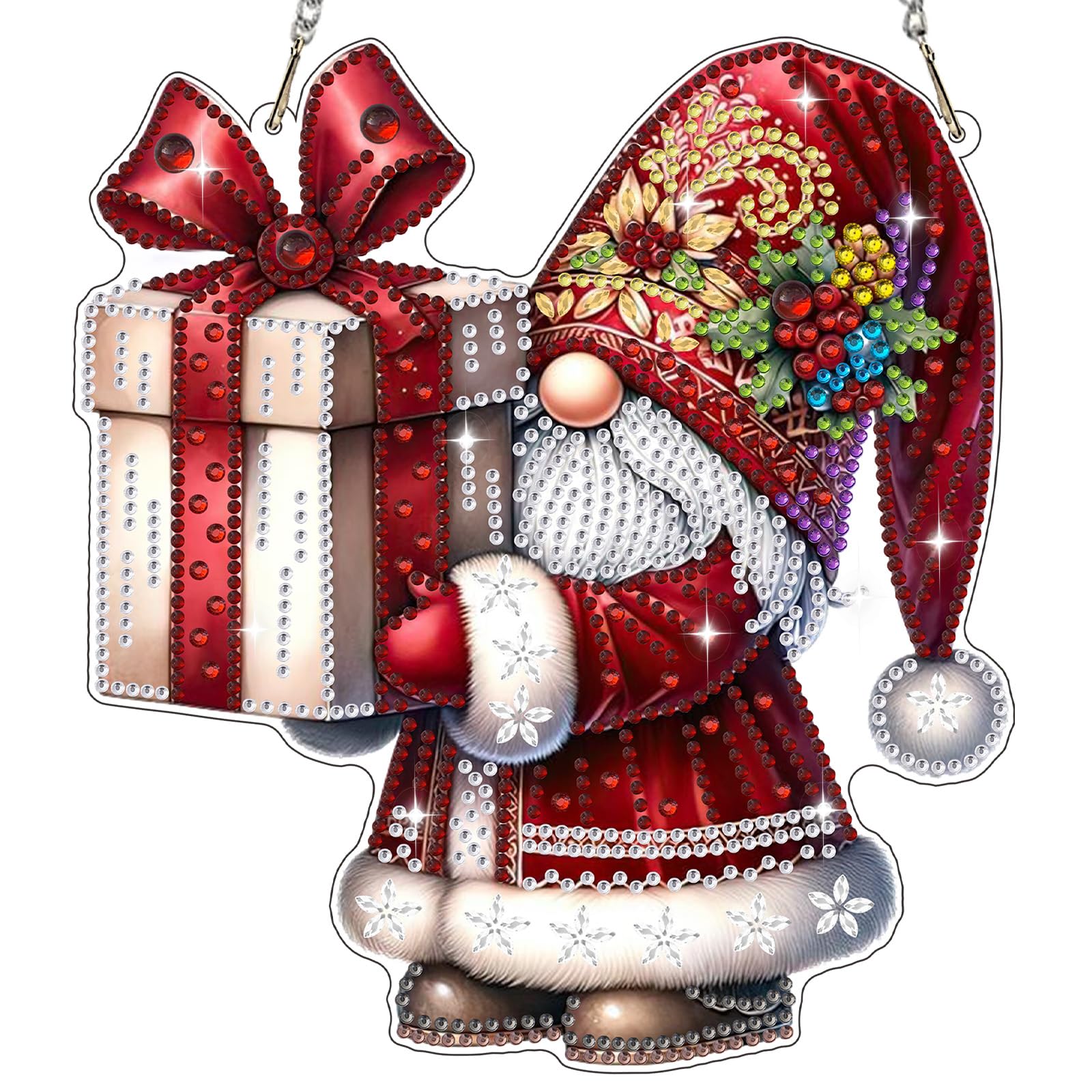 Bowetile Diamond Painting Hanging Ornament with Chain