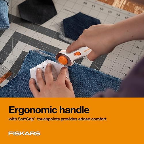 Vista 9 de Fiskars Cortador giratorio DuoLoop Easy Change (1.772 in/2.362 in)