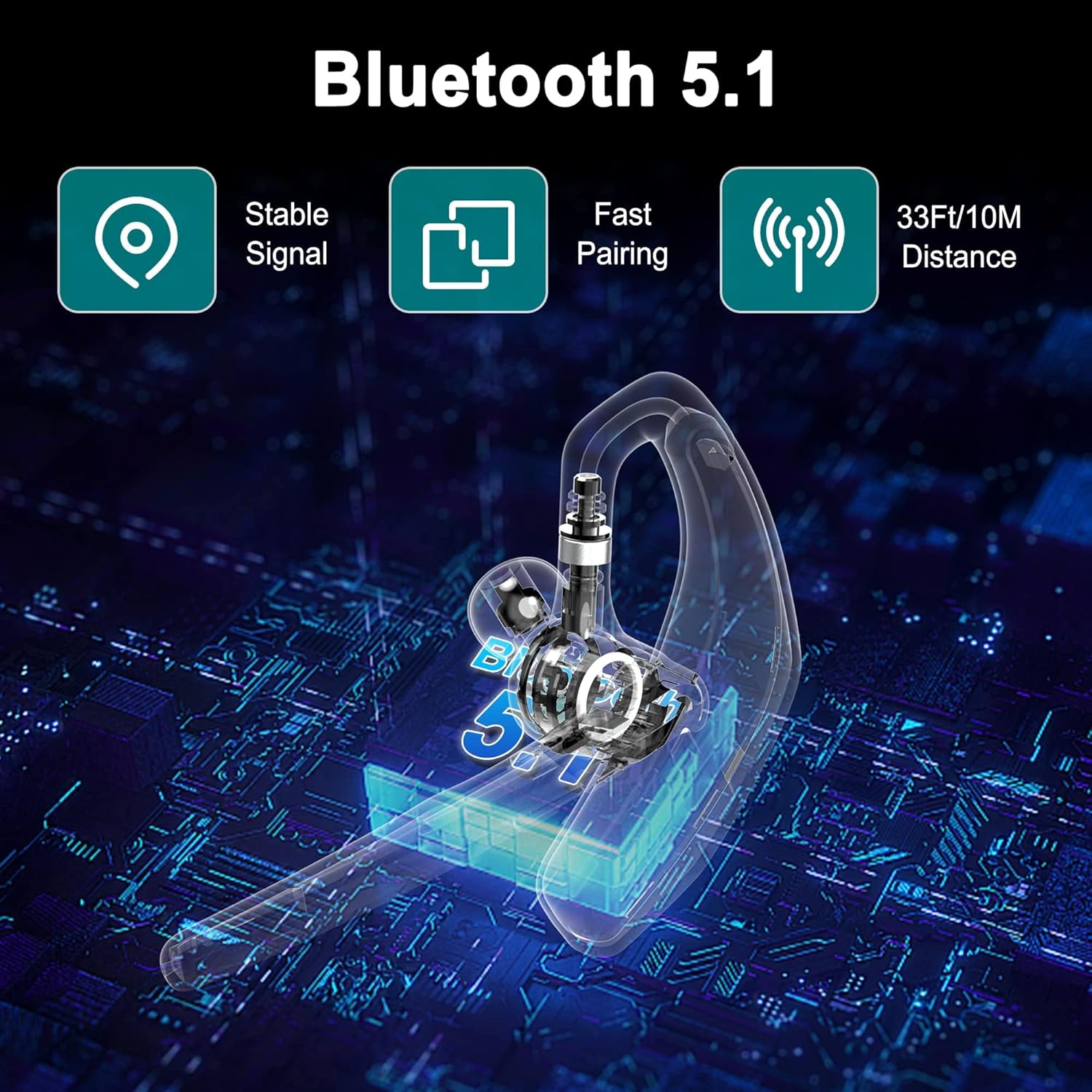 Bluetooth 5.1 connectivity