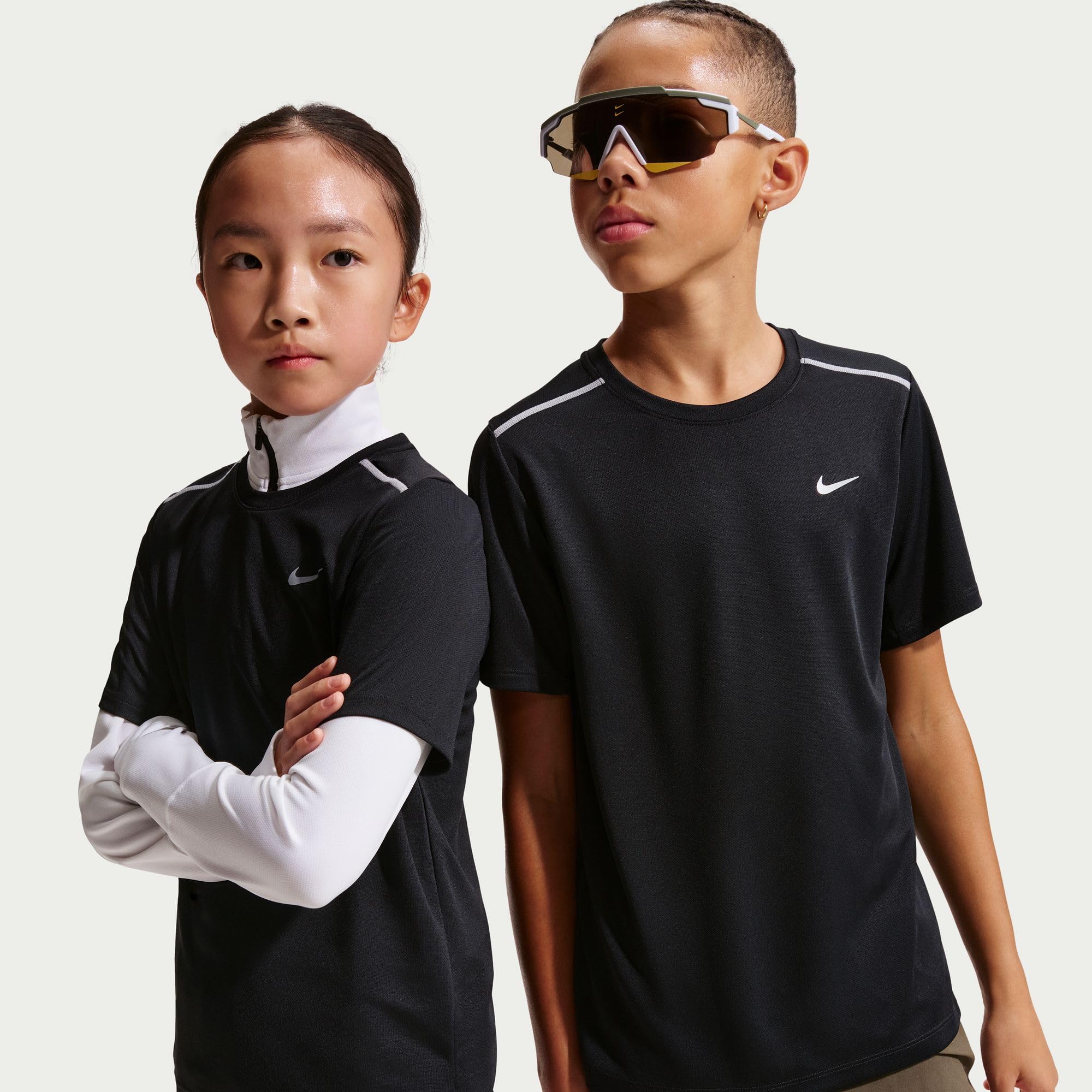 Nike K NK DF Miler SS Top Short-Sleeved Shirt Garçon (Lot de 1)
