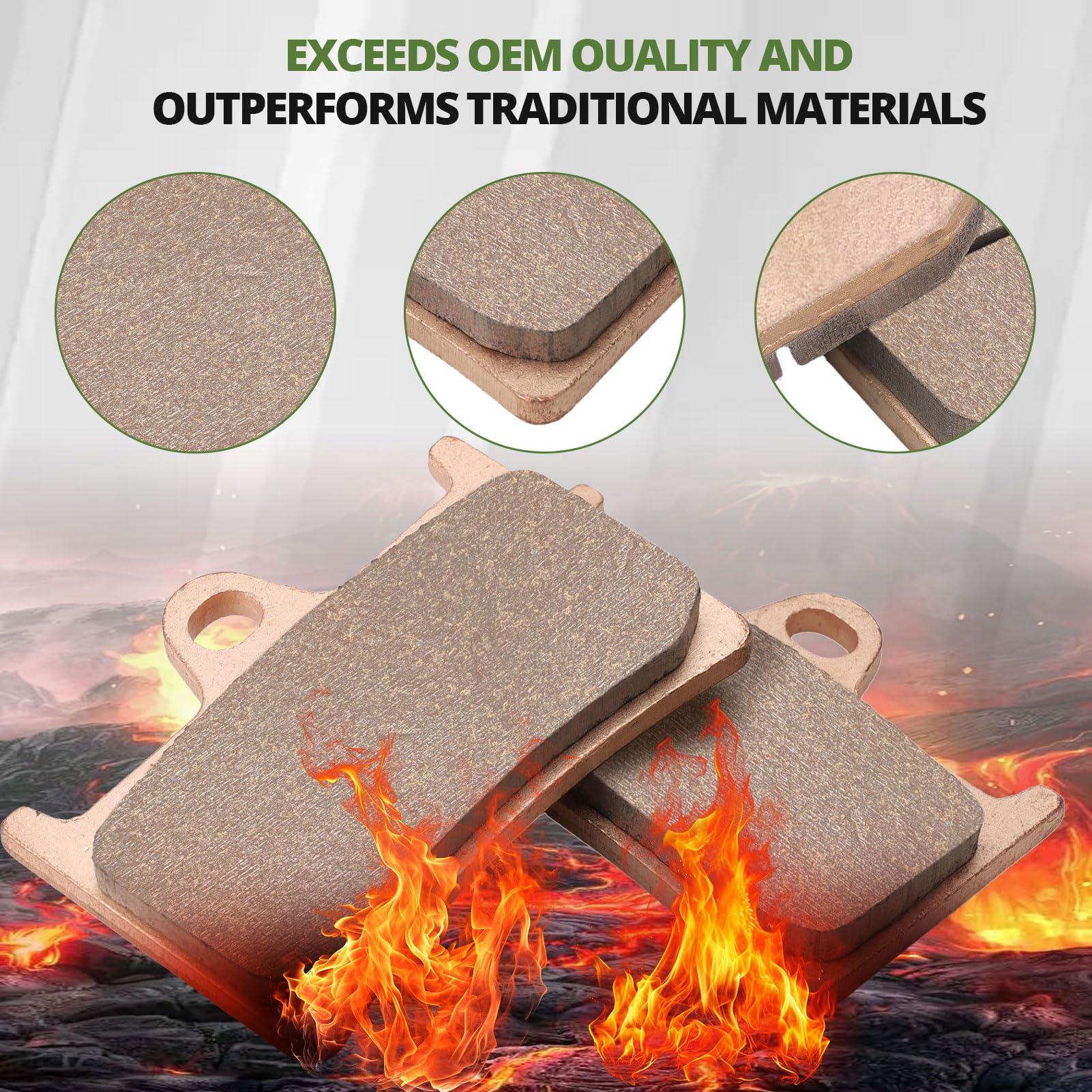 Plaquettes De Frein Avant Et Arrière Pour YFZ R1 / R6 / R6S FZ1 FZ6 FZ8 MT07 MT09 XSR700 XSR900 FZ07 FZ09