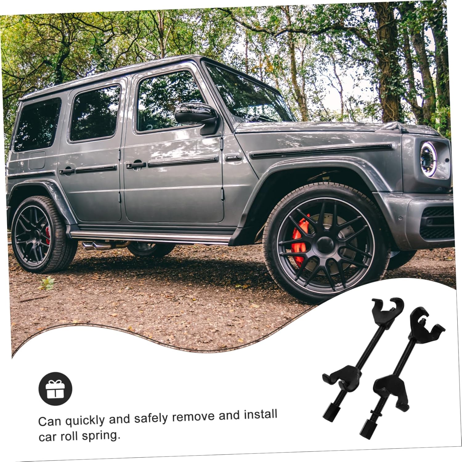 2pcs Automotive Strut Spring Compressor Coil Spring Removal Tool Compressor for Car Repair