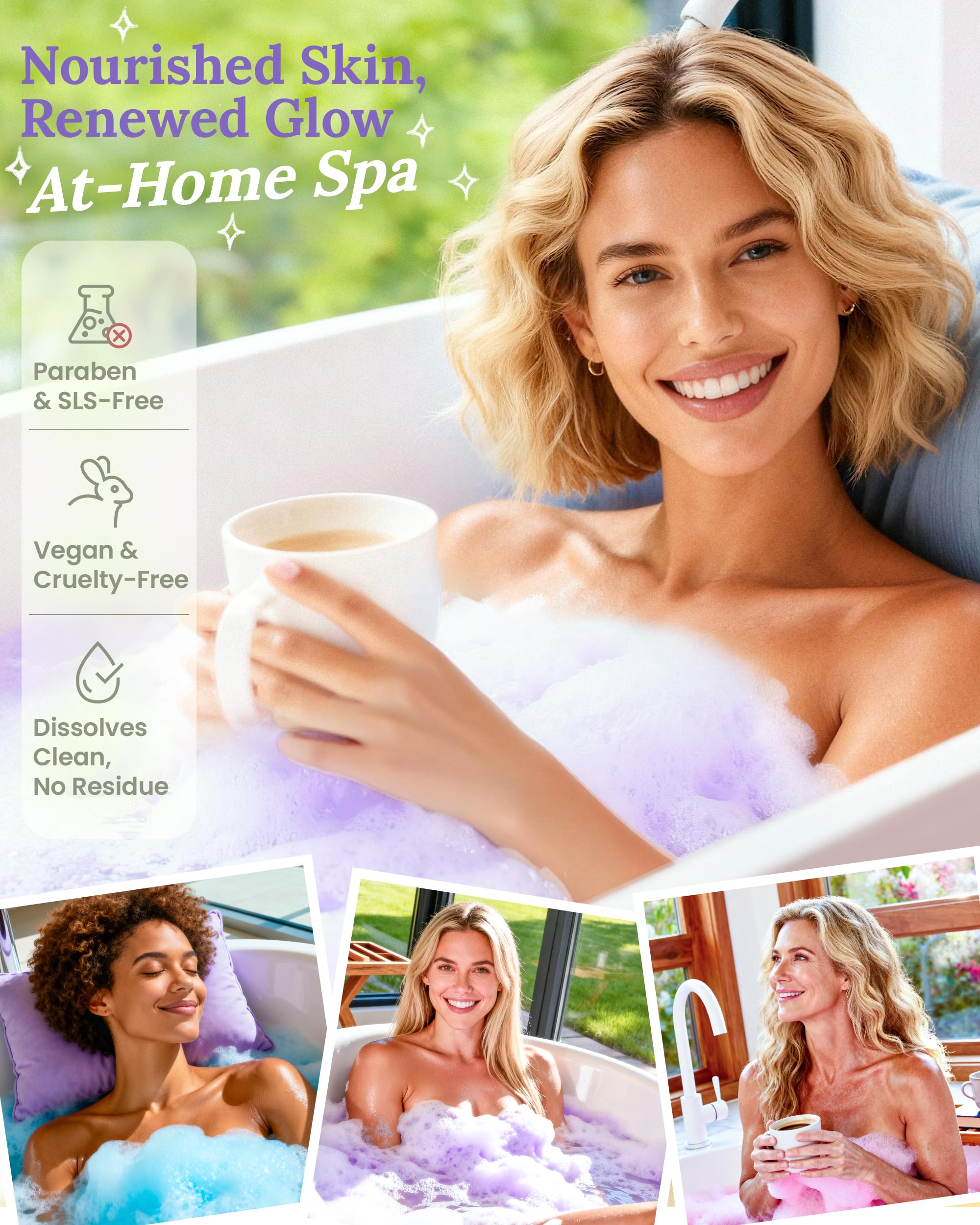 24 bombas de baño de aceite de cáñamo para mujer, kit de spa natural