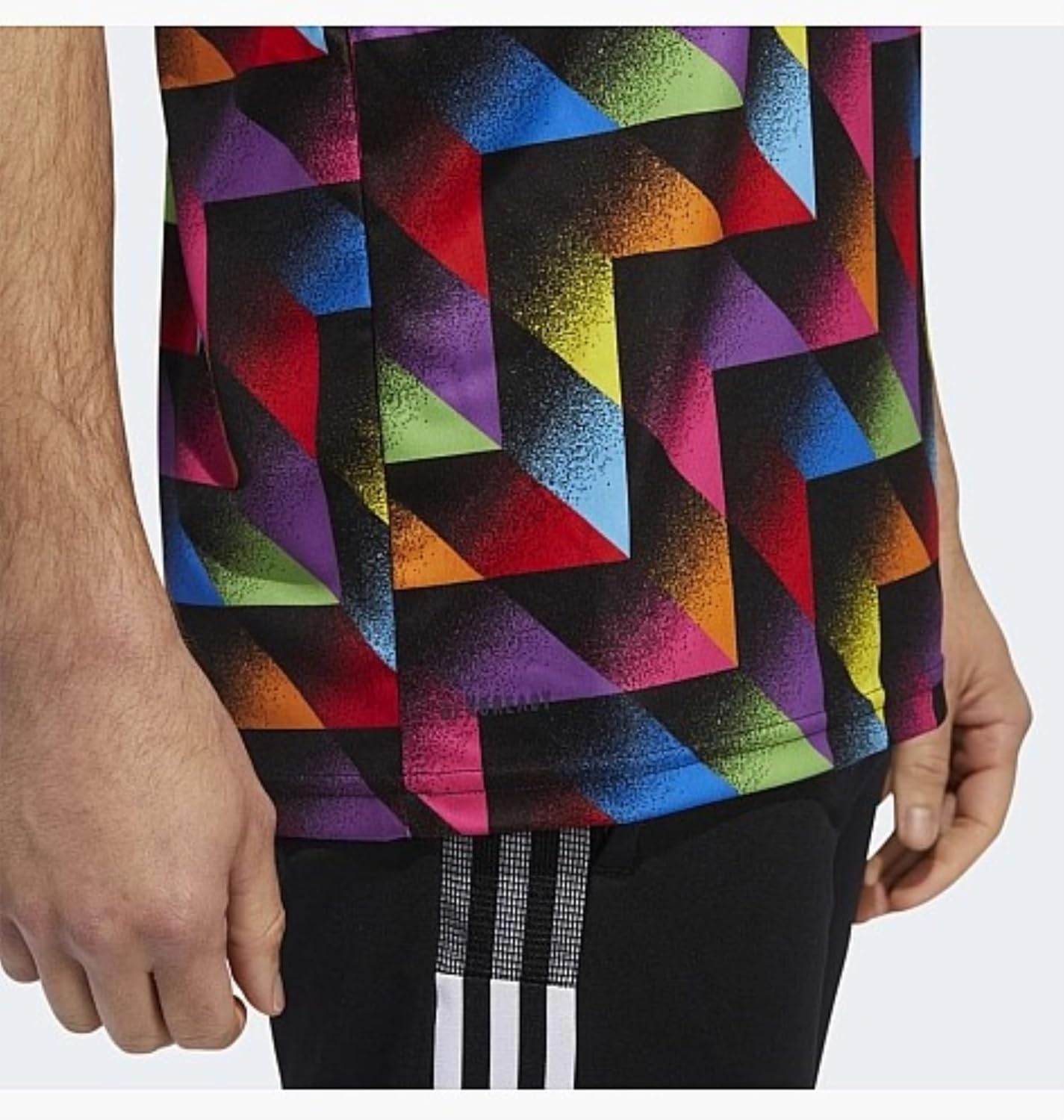 Adidas Orlando City MLS Men's Pride Pre-Match Short Sleeve Jersey, Multicolor