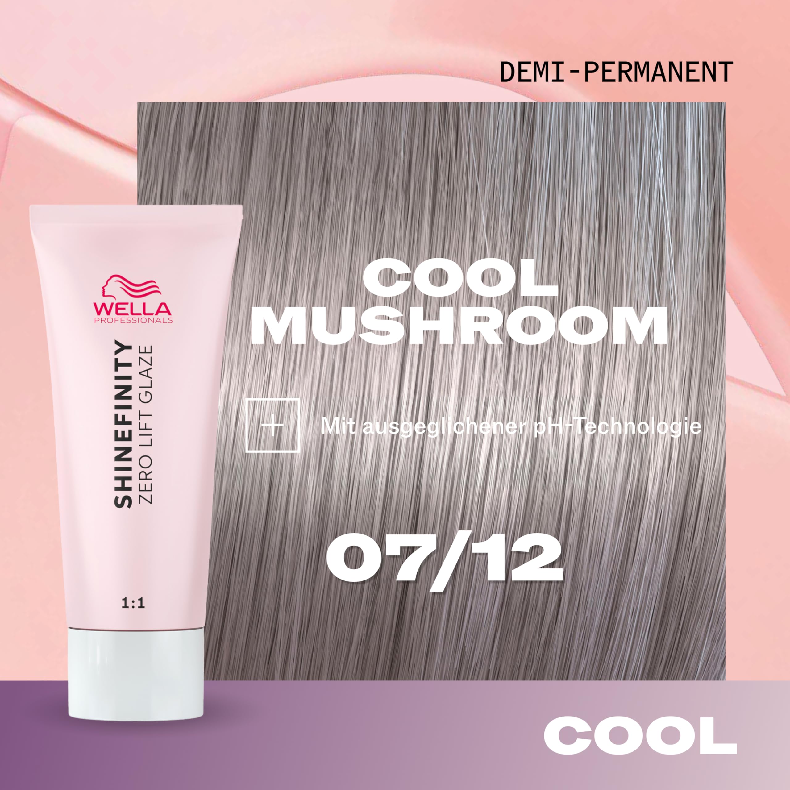 WELLA PROFESSIONALS Shinefinity Zero Lift Glaze - 07/12 Cool Mushroom 60 ml