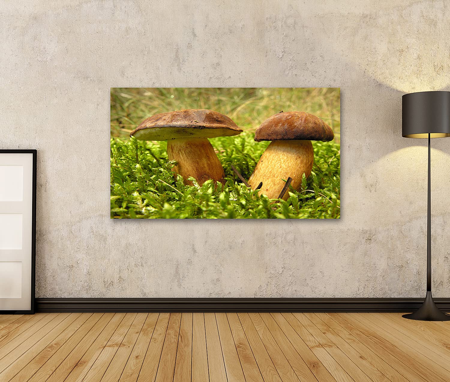 islandburner Quadro su tela Funghi selvatici forestali Gnomenwald felce selvatica muschio natura cibo foresta albero città paesaggi immagini murali poster