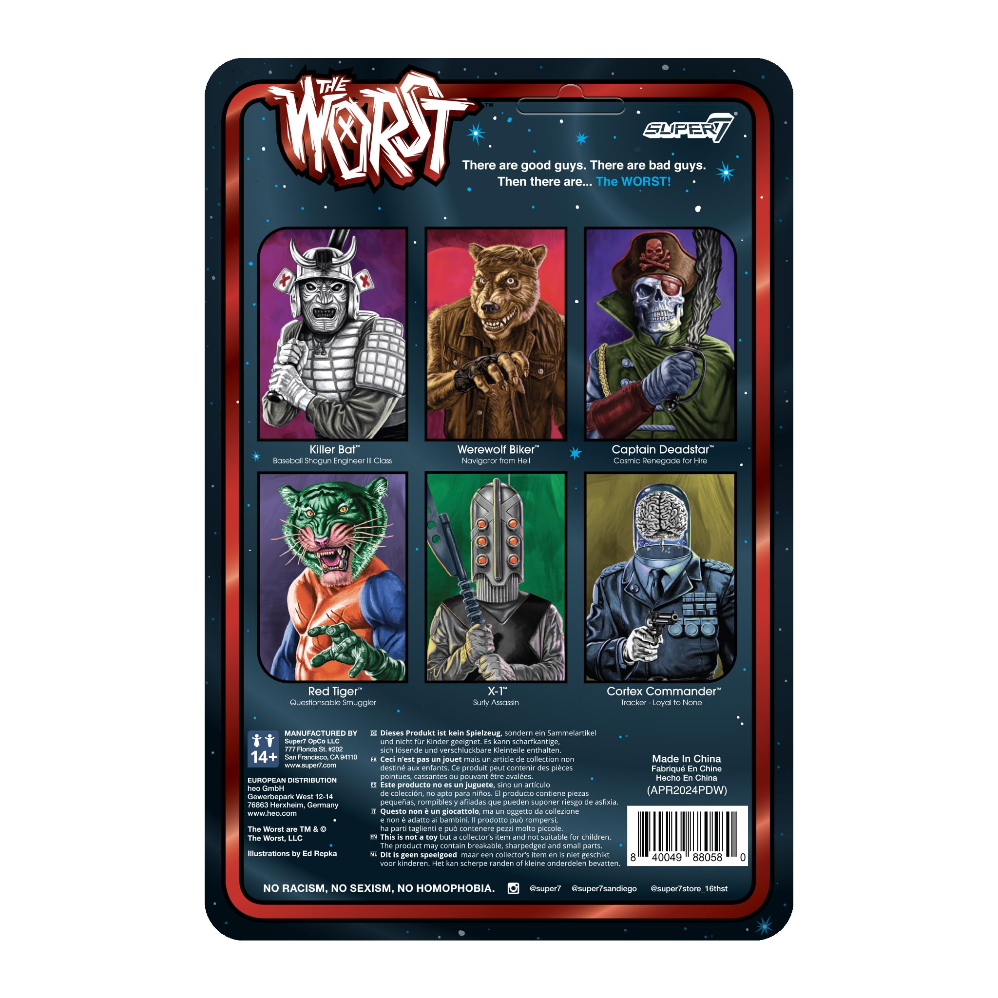 Amazon.com: Super7 The Worst Cortex Commander (Scum Squad) - 3.75