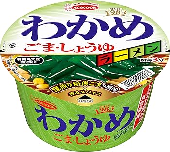 Amazon.co.jp: エースコック わかめラーメン ごま・しょうゆ 93g ×12個 Amazon.co.jp: エースコック わかめラーメン ごま・しょうゆ 93g ×12個