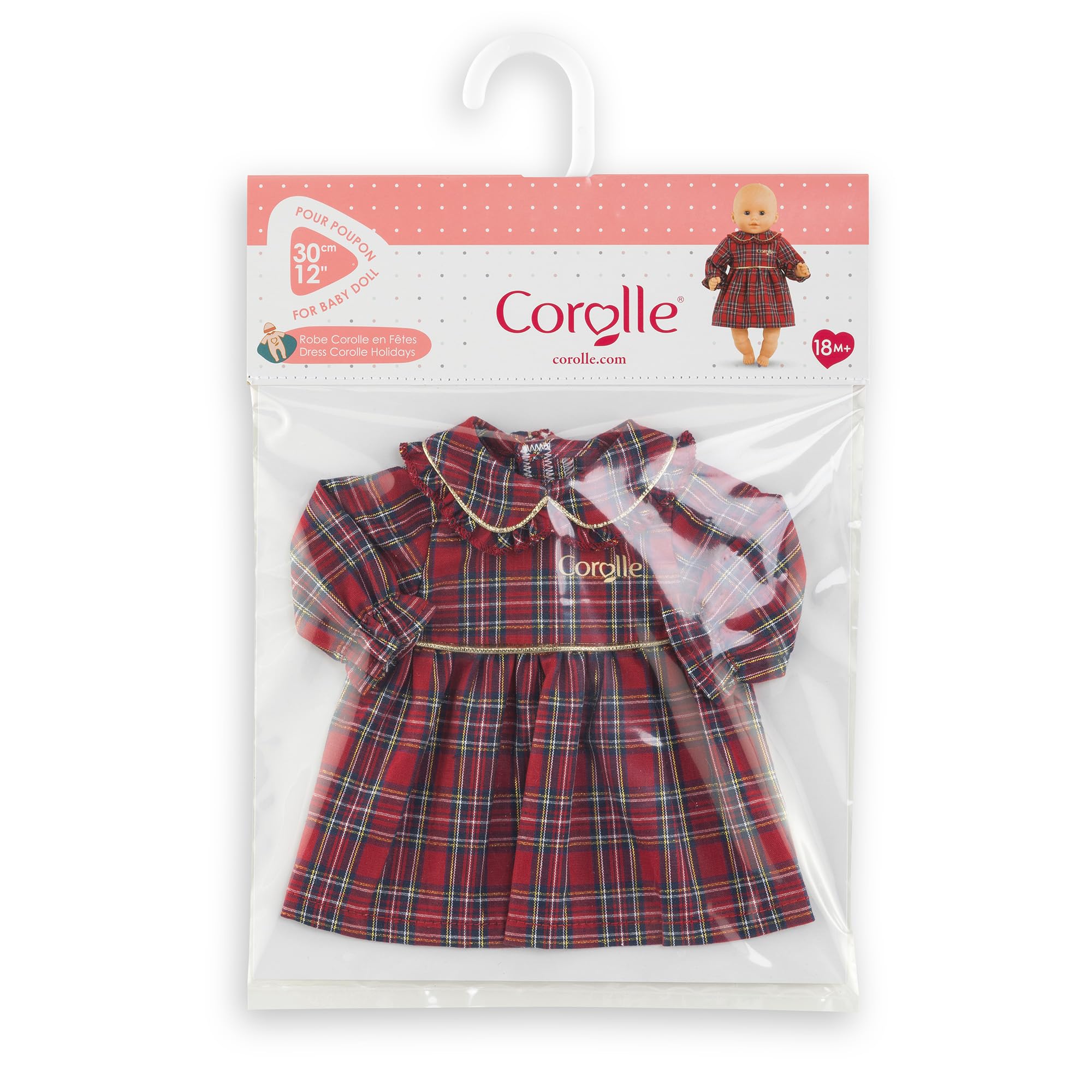 Corolle - Sukienka, Corolle na imprezę, ubranie, dla lalki 30cm, od 18 miesięcy, 9000111100