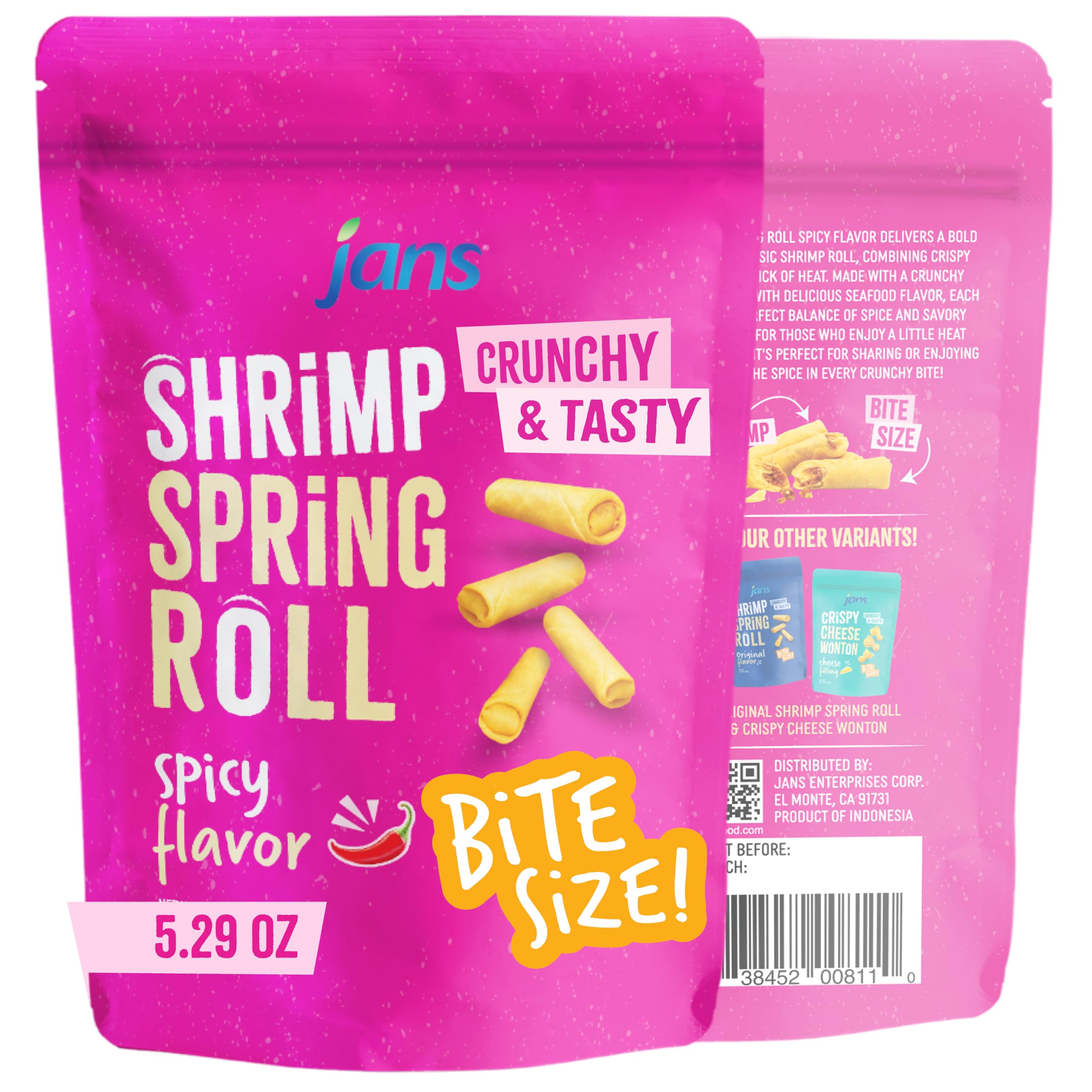 Amazon.com: Jans Crispy Asian Snacks Bites, 5.29 oz Resealable