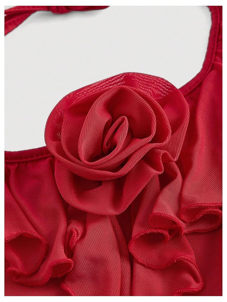 トップス S butterfly garter tops theredtherd THEREDTHREAD】S butterfly garter tops