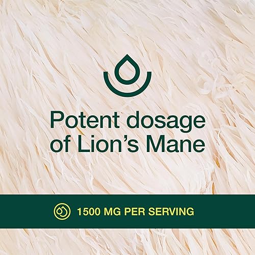 Miniatura 5 de Fresh Nutrition Cápsulas orgánicas de hongos melena de leones - Fórmula verificada de ADN más fuerte - Ricas en alfa glucano - Potente suplemento