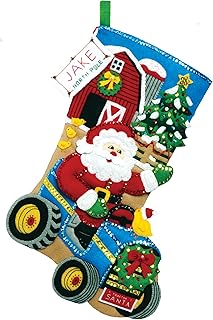 MerryStockings Christmas on The Farm Felt Stocking Kit – 18
