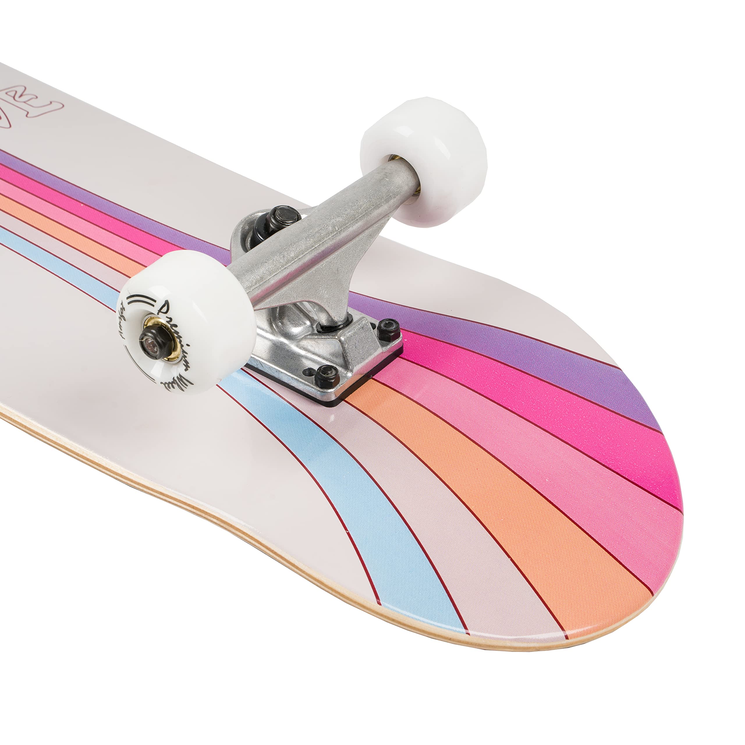 Skateboards for Beginners,31 * 8 Inches Complete Skateboards for Kids,Boys,Girls and Adults,7 Layer Maple Wood,Double Kick Deck Concave Standard and Tricks Skateboard