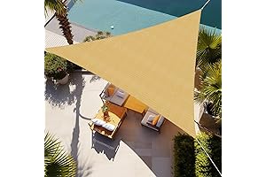 Shade&Beyond Garden Sun Shade Canopy 16ft Triangle