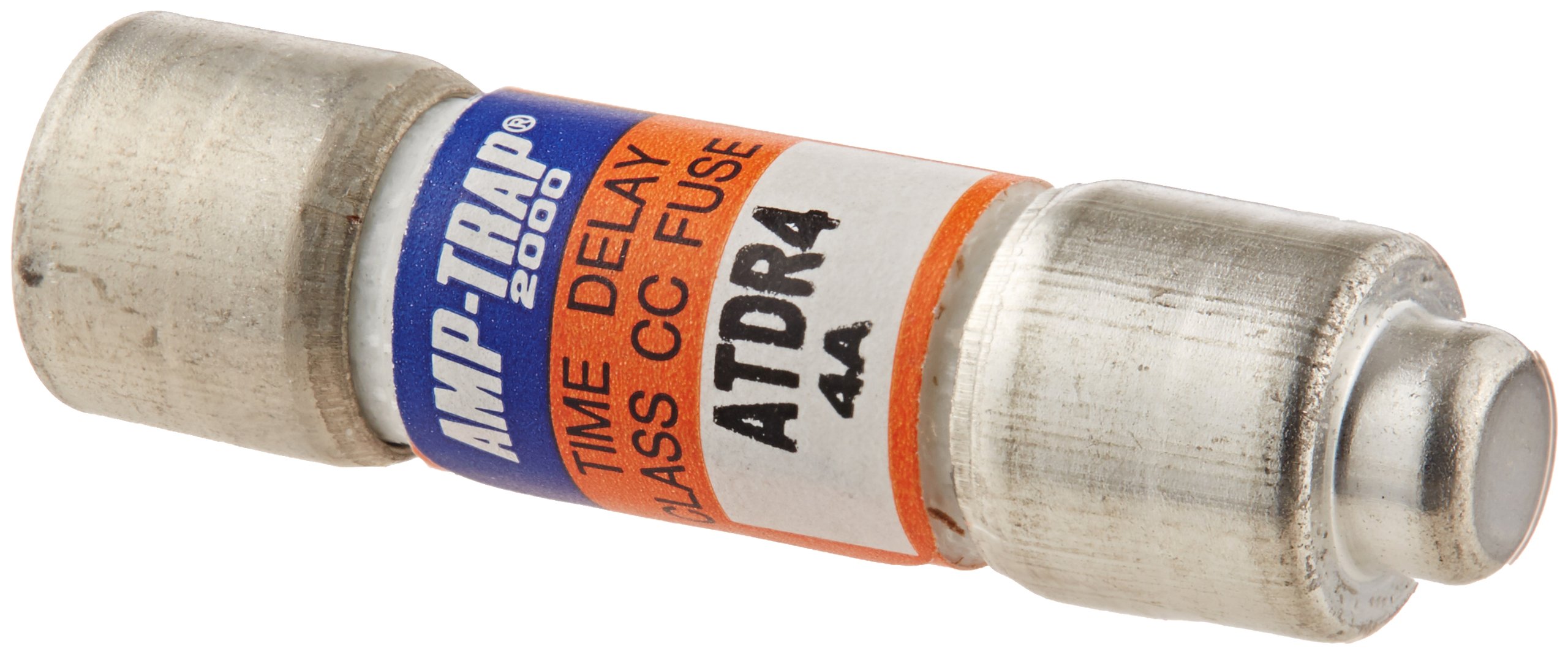 Mersen ATDR Amp-Trap 2000 Time-Delay/Class CC Fuse, 600VAC/300VDC, 200kA AC/100kA DC, 4 Ampere, 13/32" Diameter x 1-1/2" Length