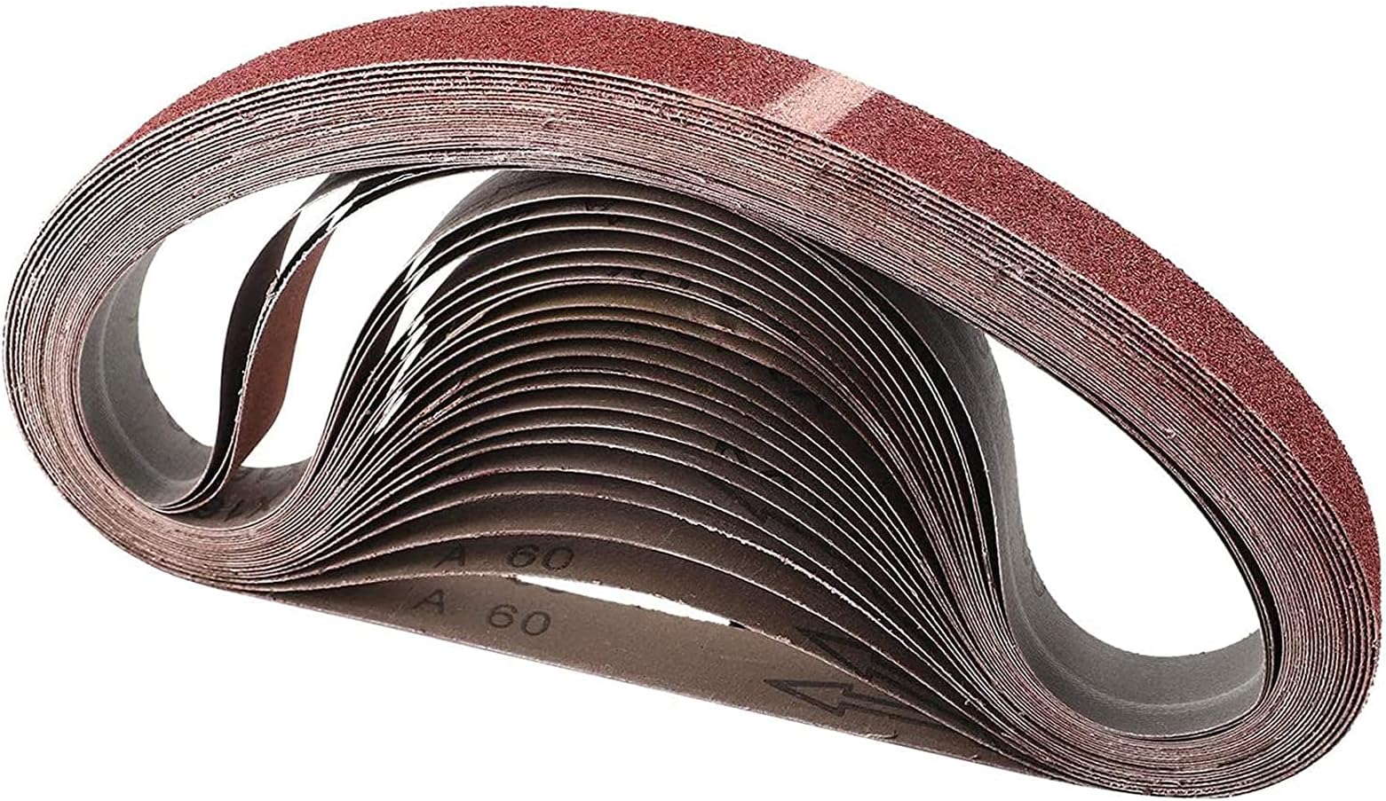 HongWay 1x30 Inch Sanding Belts, Belt Sander Sanding Belts (60 80 120 150 240 320 400 600 800 1000 Grit) Aluminum Oxide (24 Pack)