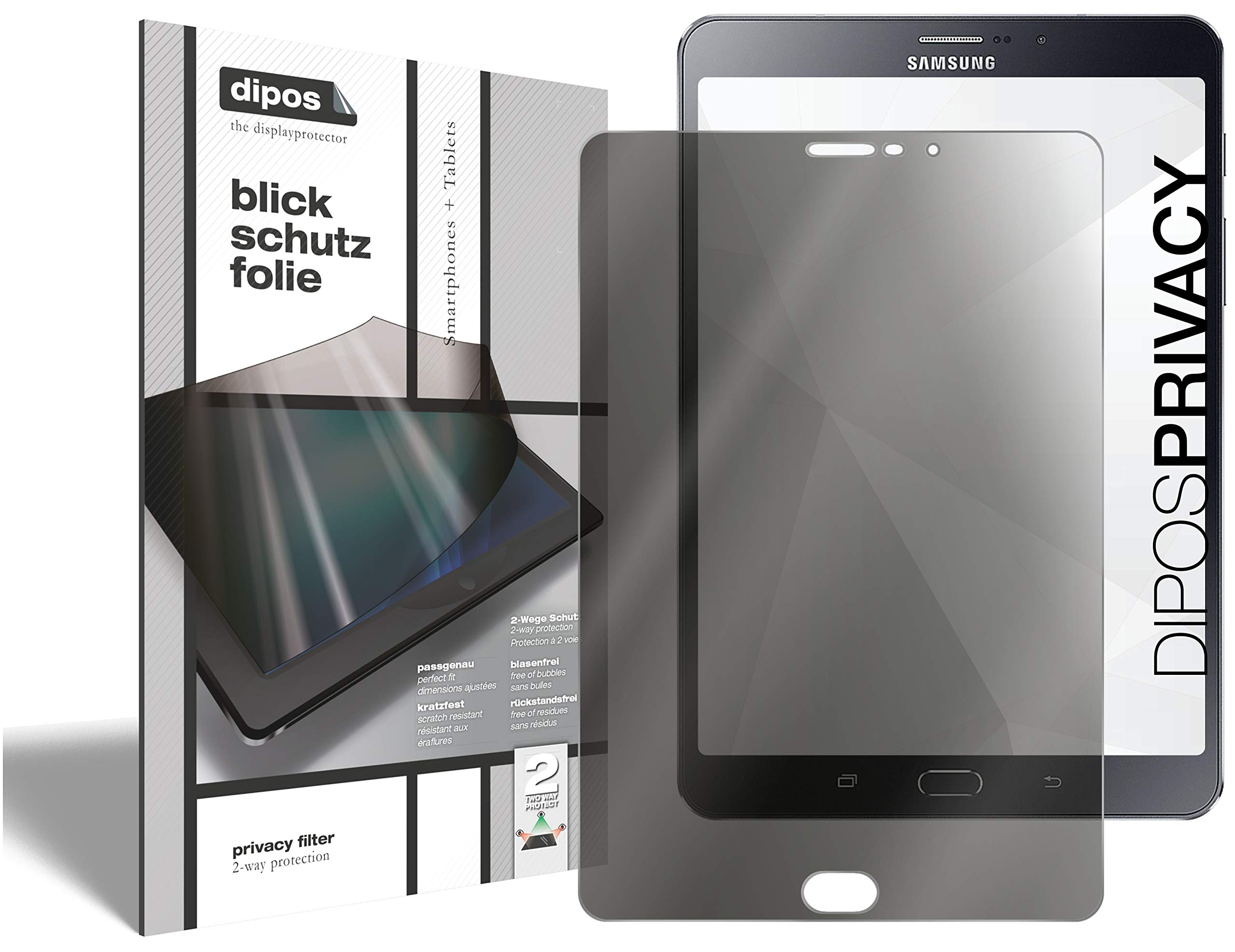 dipos Protection écran anti-espion pour Samsung Galaxy Tab S2 (9.7 Zoll)