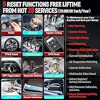 Vista 3 de Thinkscan Plus S7 OBD2 Scanner, Car Diagnostic Scanner for Engine ABS Airbag Transmission AC BCM IC, Code Reader Automotive Diagnostic Scan Tool SRS