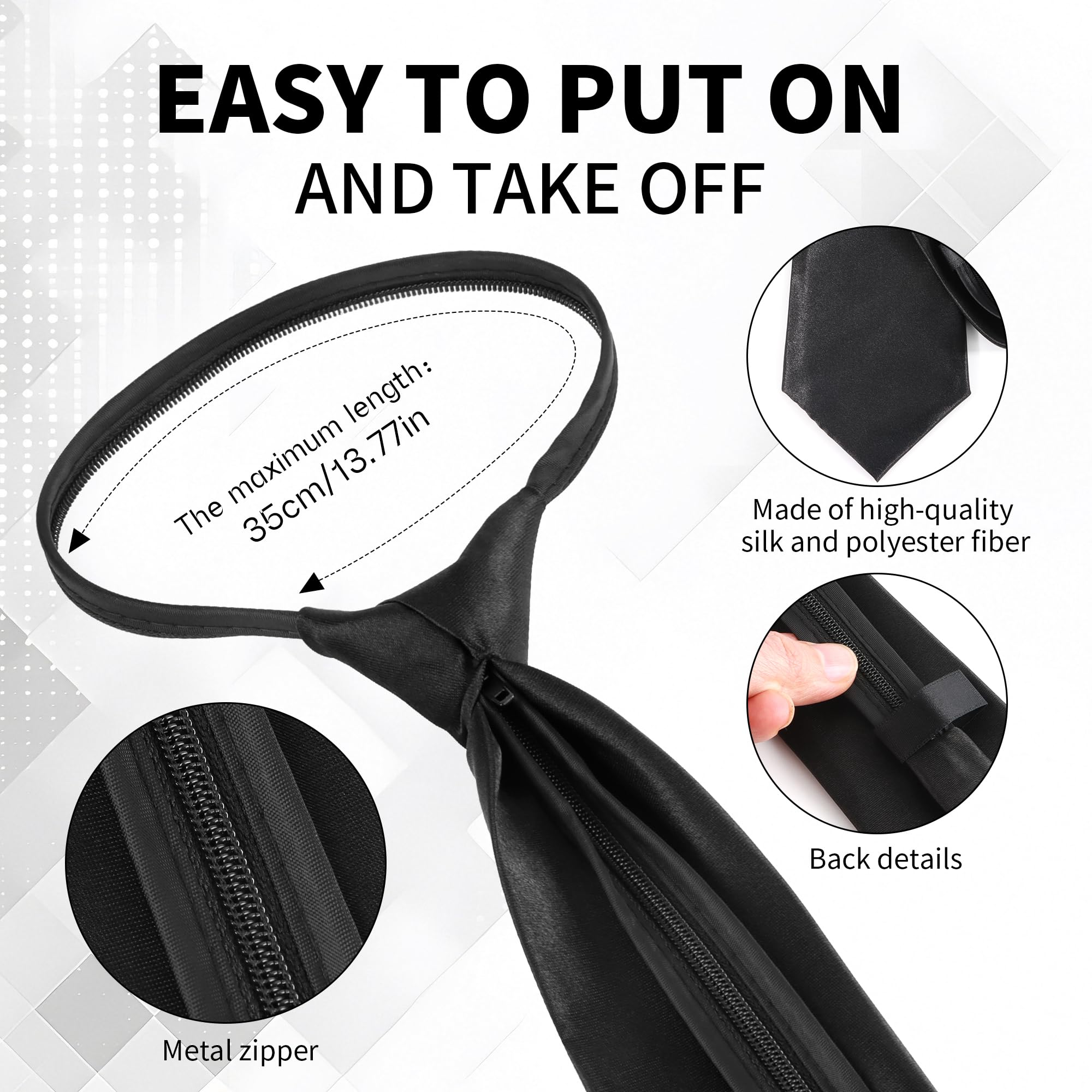 JSMTKJ 4 Piezas Corbata Infantil para Niños, Ajustable con Clip y Banda Elástica, Perfecta para Graduación, Boda, Disfraces y Eventos Formales Elegante y Fácil de Colocar para Niños