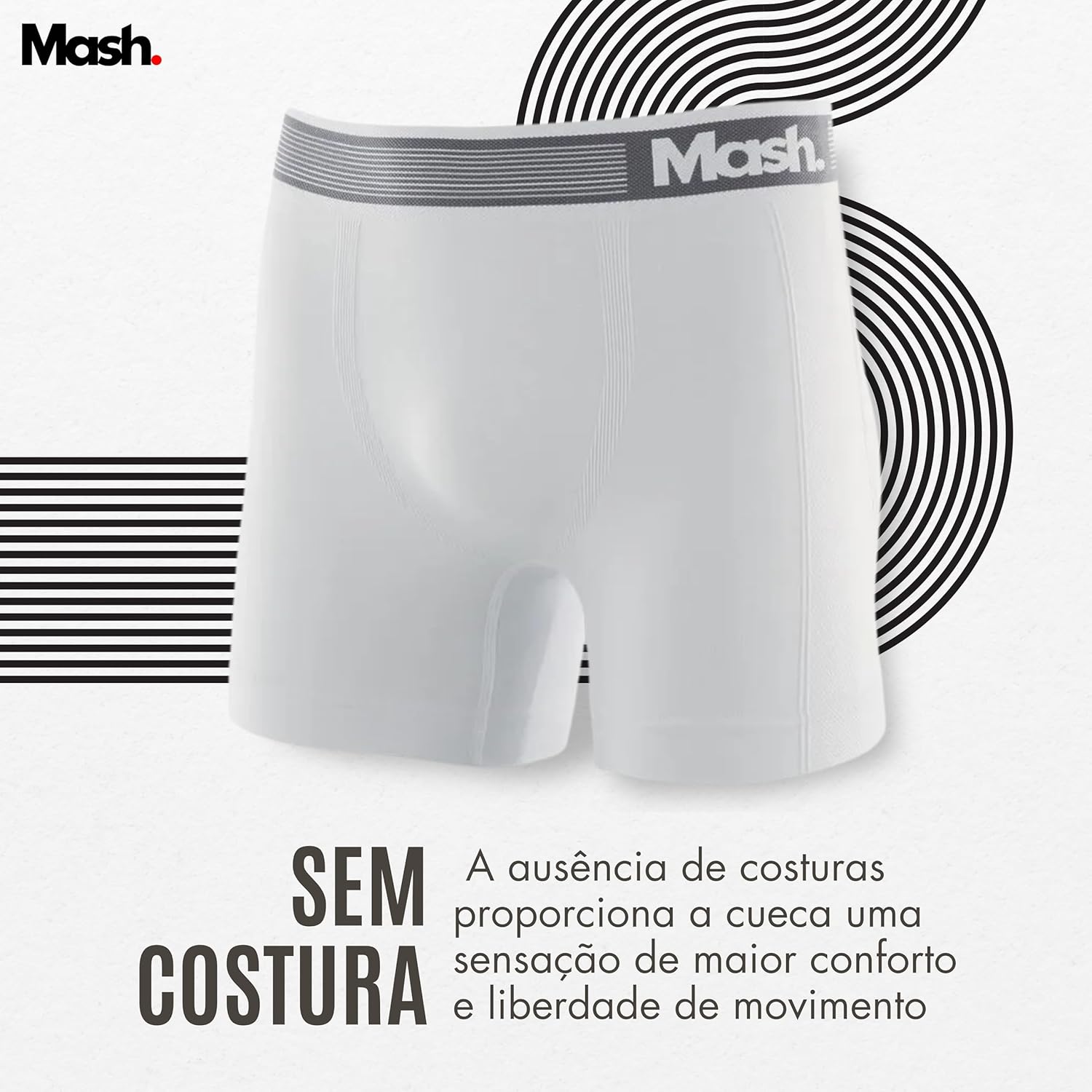 Cueca Boxer Mash Sem Costura Poliamida Toque Gelado Box Masculina em promoção! Veja a oferta e mais achadinhos de Moda íntima 4 Hoje é o melhor dia para comprar Cueca Boxer Mash Sem Costura Poliamida Toque Gelado Box Masculina com aquele preço maroto! Promoção! Aproveite a oferta! 4