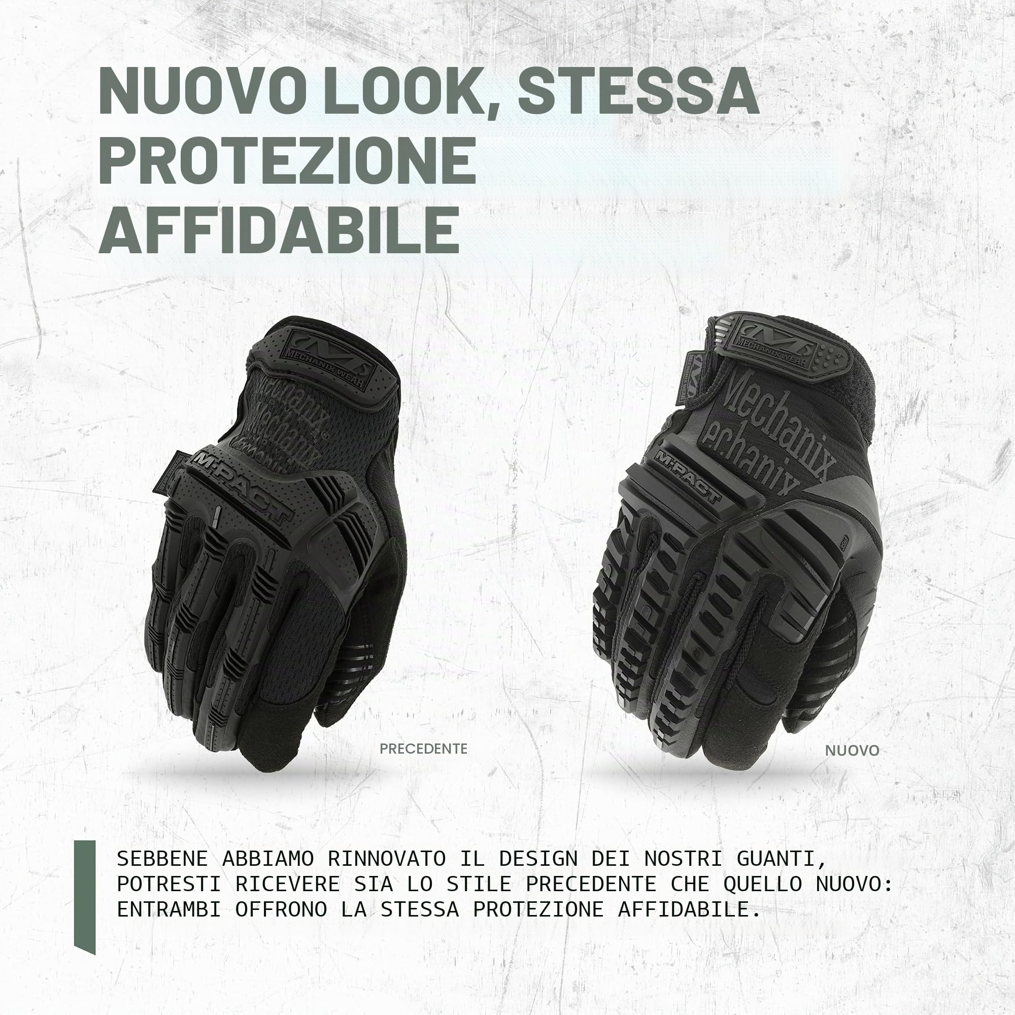 Mechanix Wear - M-Pact Covert Guanti (Nero)