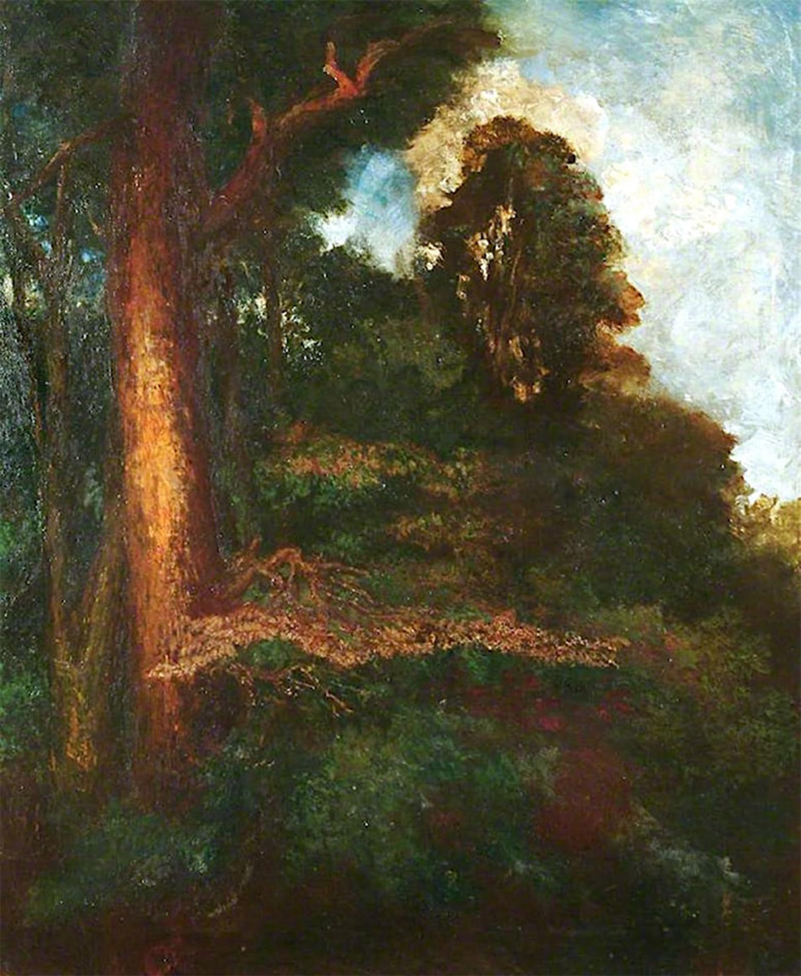 Posteriik No Frame Famous Animal Posters Vintage Picture Surrey Woodland By George Frederic Watts Modern Wall Decor For Home Decor 60X90cm
