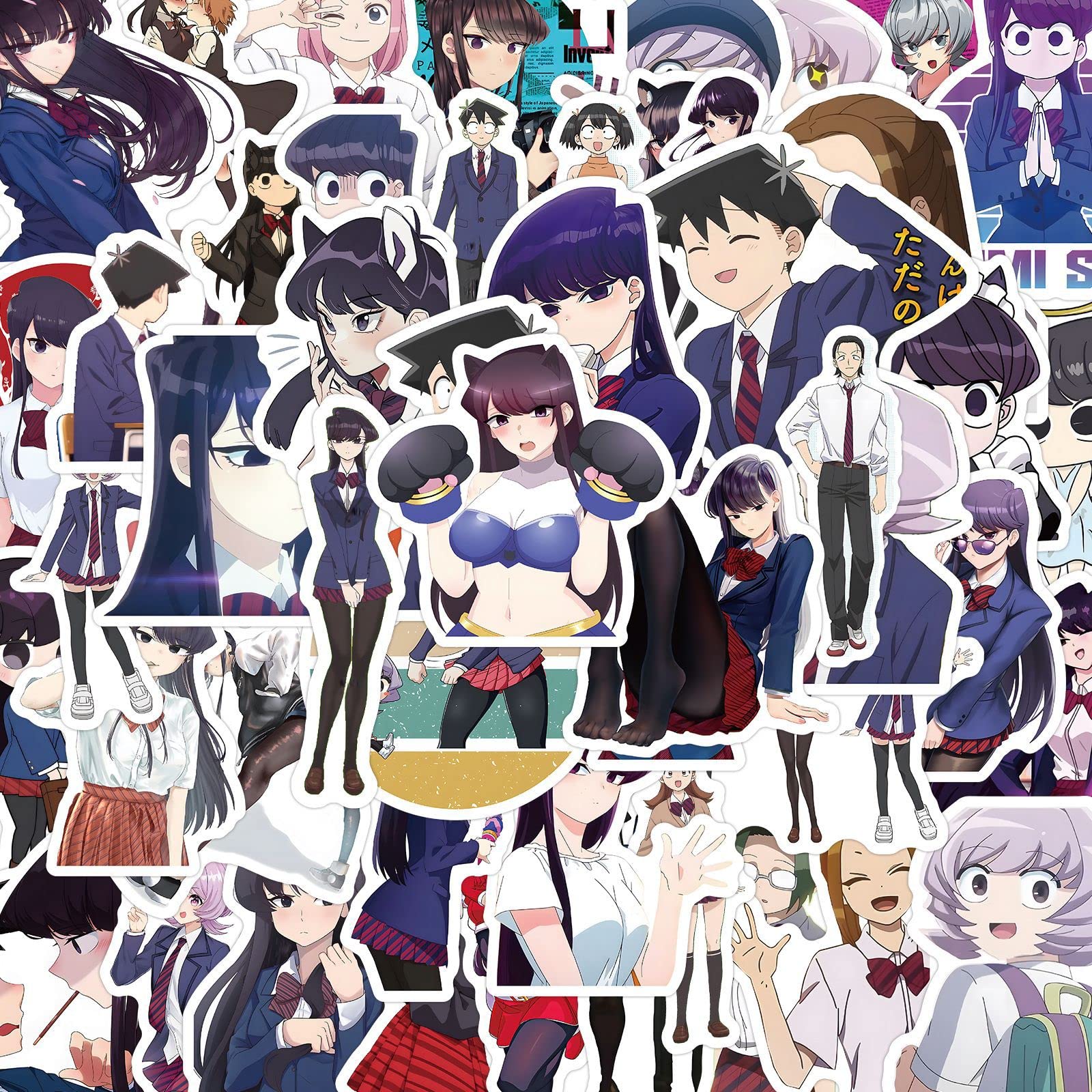 Otakun Komi Cant Communicate Anime Stickers (50PCS) Non Repeat Self-Adhesive Vinyl for Laptop Smartphones Gifting (B0BY5CTZCR) Amazon Price History, Amazon Price Tracker