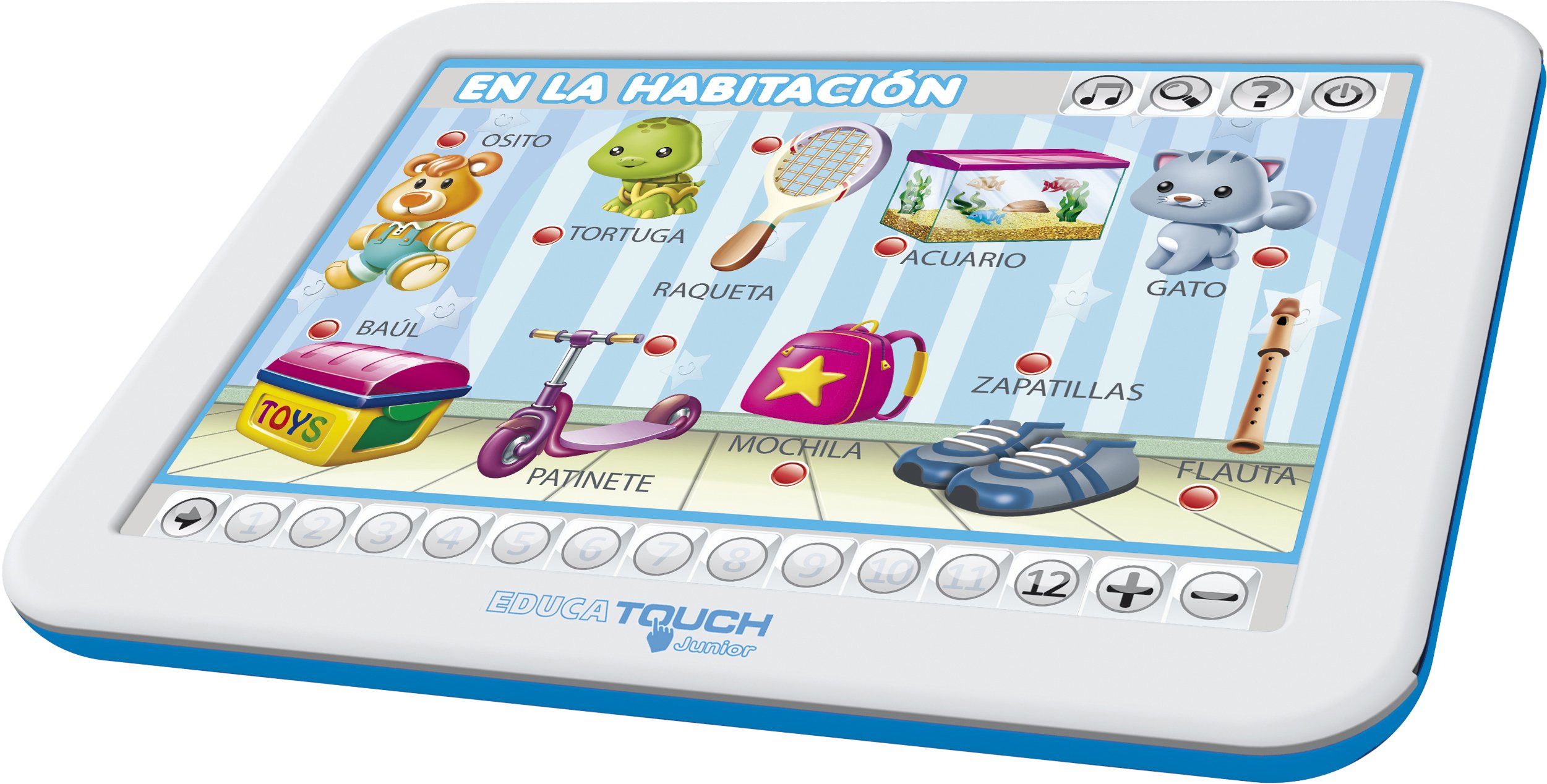 Educa EducaTouch Junior Aprendo Inglés, con Voz y Sonido Juego Educativo para niños, a Partir de 4 años (15438) + Educatouch Junior Aprendo El Abecedario, con Voz y Sonido Juego Educativo