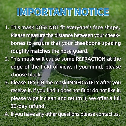 Miniatura 3 de BK01C - Protector de nariz para nariz rota, cubrebocas deportivo con relleno, ajustable, transpirable y transparente para adultos y adolescentes,