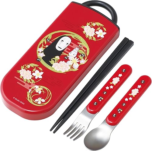 Juego de utensilios sin cara, incluye tenedor, cuchara, palillos y funda de transporte reutilizable, diseño japonés auténtico, duradero, apto para