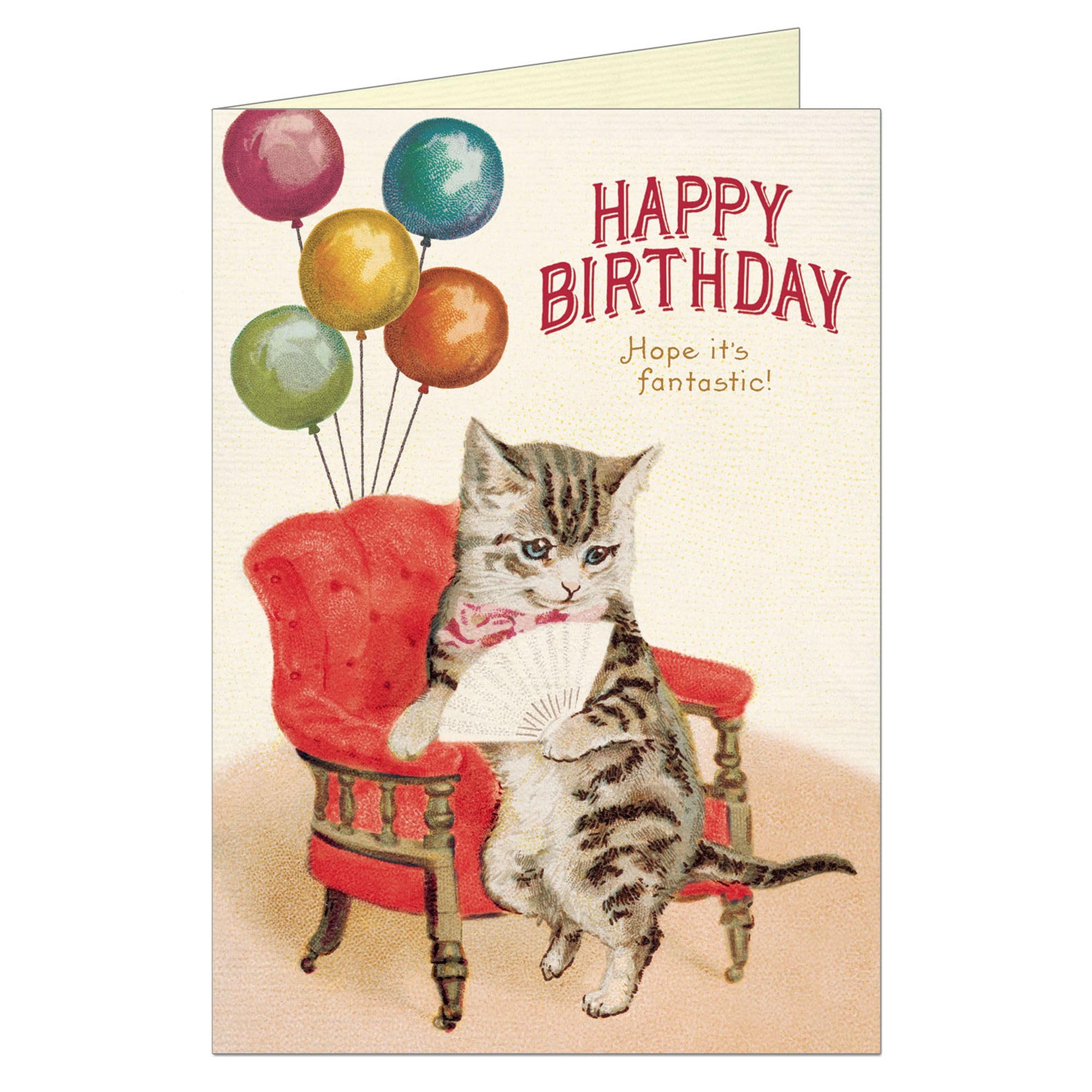 Cat Birthday Greetings - Cavallini