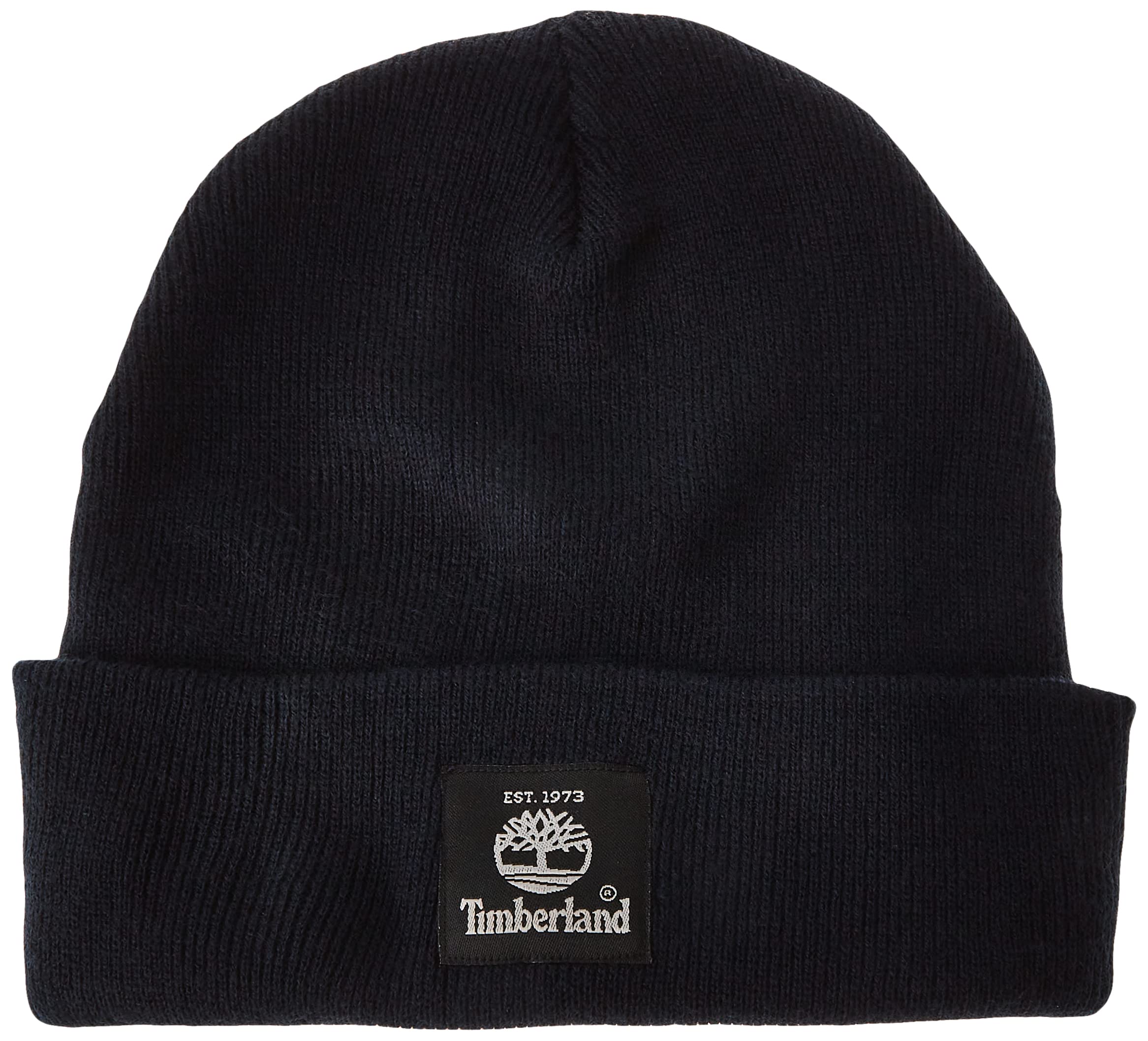 Timberlandmens Short Watch Cap with Woven Label Cold Weather Hat