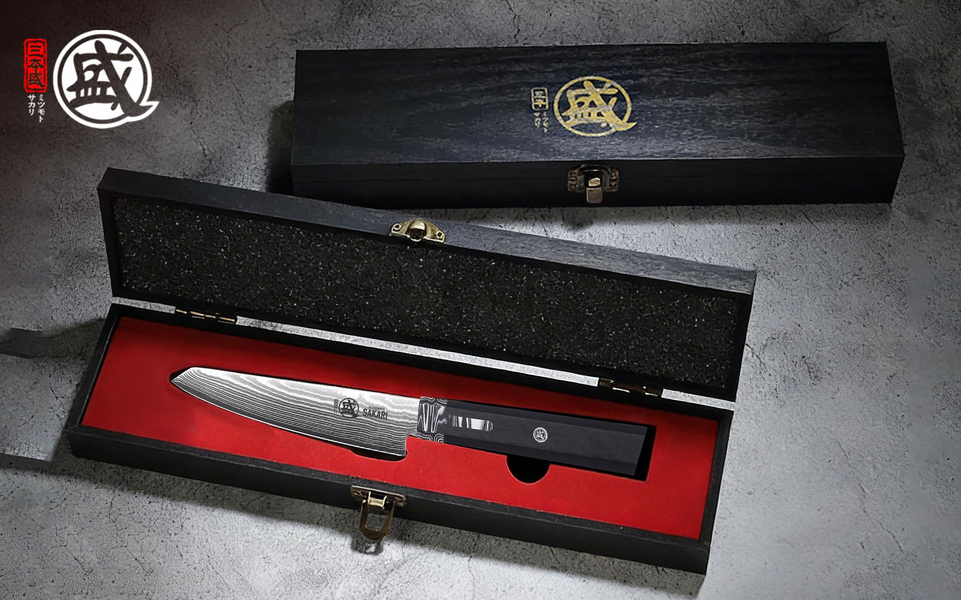MITSUMOTO SAKARI 11 cm SG-PRO Schälmesser, Obstmesser im Japanischen Stil | Professionelles Damaszener Kochmesser, Schälmesser für Gemüse und Obst in der Küche, Ergonomischer G10-Griff