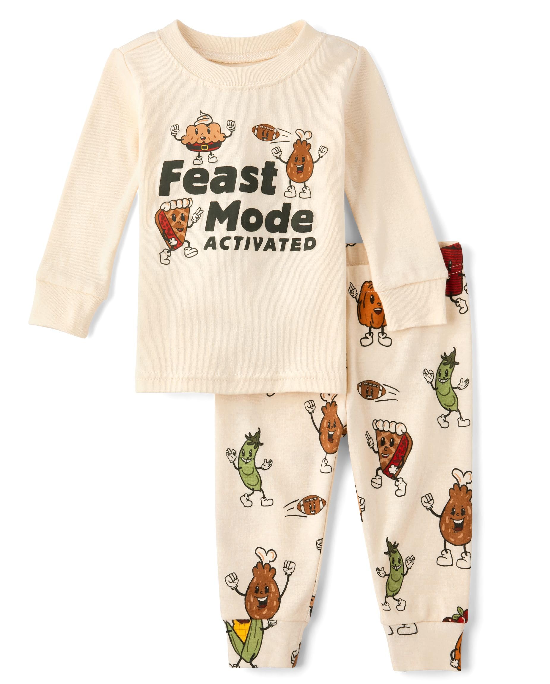 The Children's Place Baby and Kids' Sibling Matching Halloween and Holiday Pajama Sets, Cotton