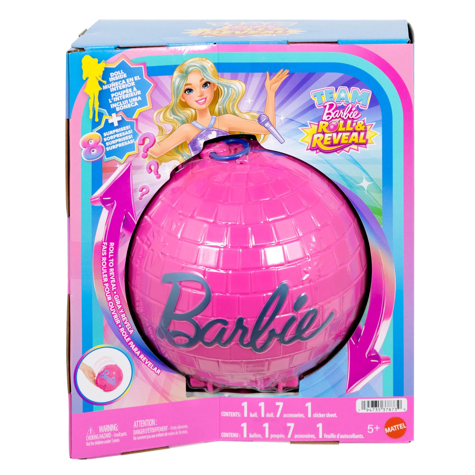 Barbie Team Rotola e Scopri Pop Star con accessori