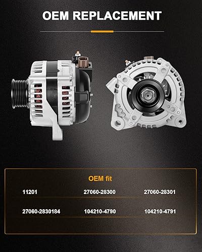 Miniatura 5 de ROADFAR Reemplazo del alternador para Toyota RAV4 11201 2006-2008