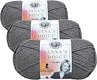 Vista 62 de Lion Brand Yarn - Ovillo de lana Vanna's Choice, color cebada, 1 madeja