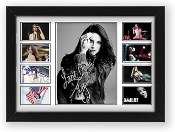 Lana Del Rey Signed Poster Print - Limited Edition Autograph Fan Gift   Collectible Memorabilia Merchandise Unframed A4 30x21cm